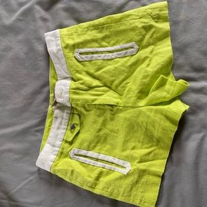 70s Style Linen Shorts